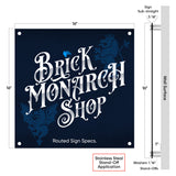 Classic Pirate Map Wall Sign