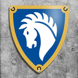 Horse Knight Shield Wall Sign