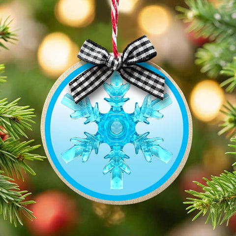 Ice Snowflake Ornament