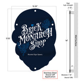 Santa Head Wall Sign