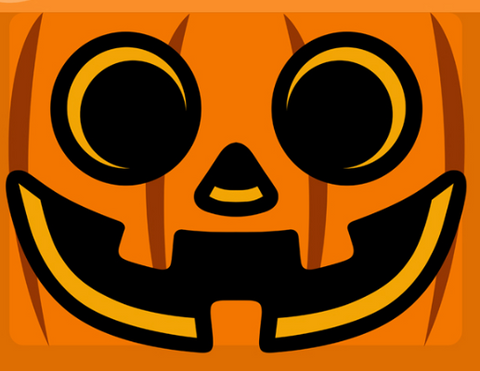 Jack O' Pumpkin Minifig Head Decal