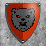 Bear Knights Shield Wall Sign