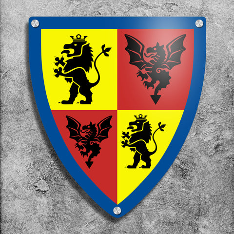 Castle 1991 Shield Wall Sign