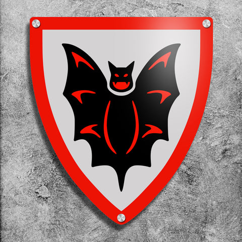 Fright Knights Shield Wall Sign