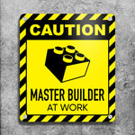 Master Builder Wall Sign