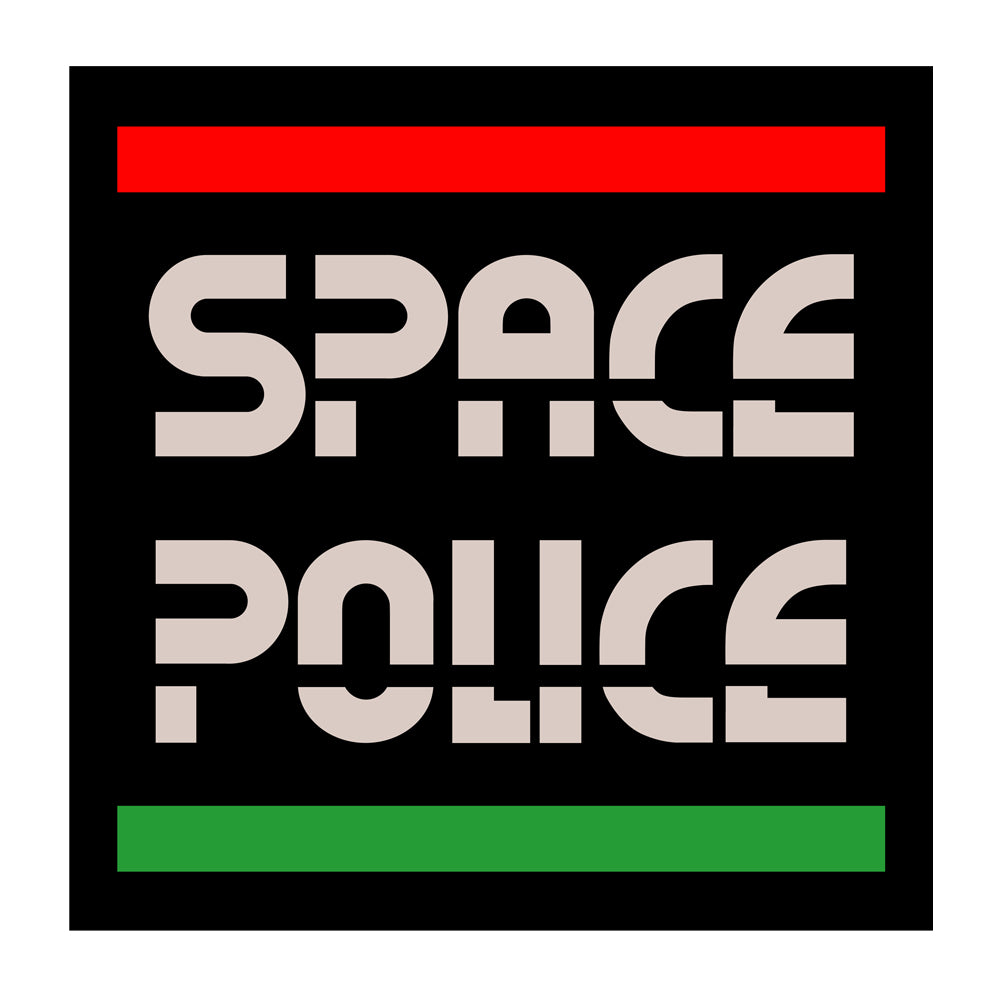 Space Police 1 Decal – Brick Monarch Shop