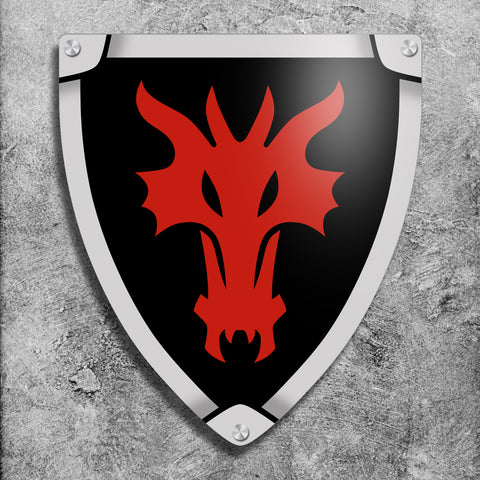 Castle Dragon Shield Wall Sign